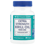 The Vitamin Shoppe, масло криля, 30 капсул