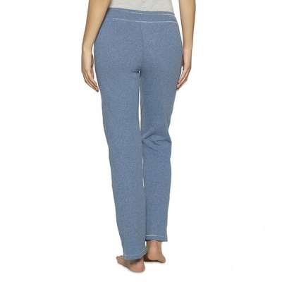 Уютные брючки с люрексом (Размер: L) (Цвет: синий)