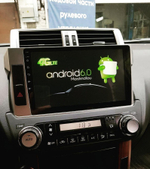 Магнитола для Toyota Land Cruiser Prado 150 2014-2017 - Carmedia MKD-T1048-P6 на Android 10, 6-ТУРБО ядер, 4ГБ-64ГБ