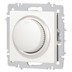 Светорегулятор Intro Accent 6-401-06 поворотный, 600Вт 230В, IP20, СУ, перламутр | Intro