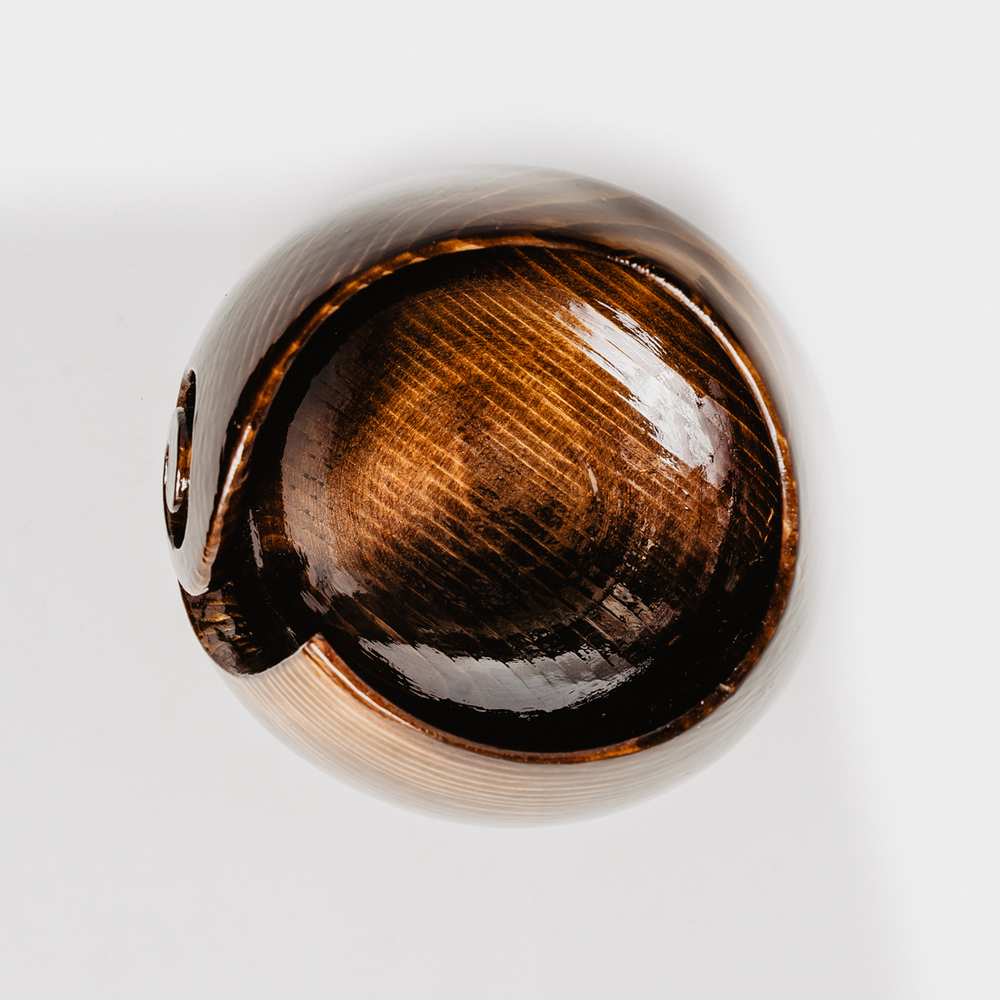 Клубочница деревянная для пряжи, вязания, клубков из древесины кедра. KL8