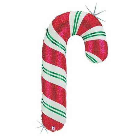 Фигура "Трость-леденец красно-зеленый" голография