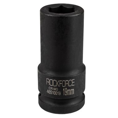 Головка ударная глубокая 19мм 3/4''6гр. RockForce##Rock FORCE RF-46510019