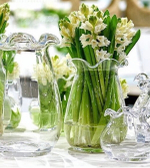 Ваза с оригинальным горлышком 20 см