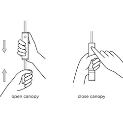 Зонт-трость senz° original forest canopy