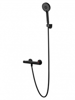 Смеситель для душа с термостатом WONZON & WOGHAND INN 5, Черный матовый (WW-B2005-A-MB)