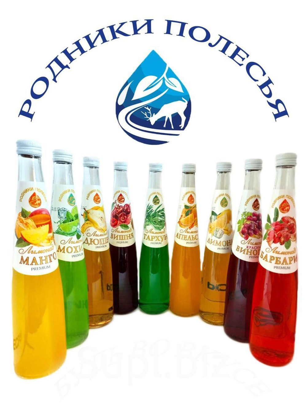 Напиток безалкогольный Родники Полесья газированный, 0,5 л