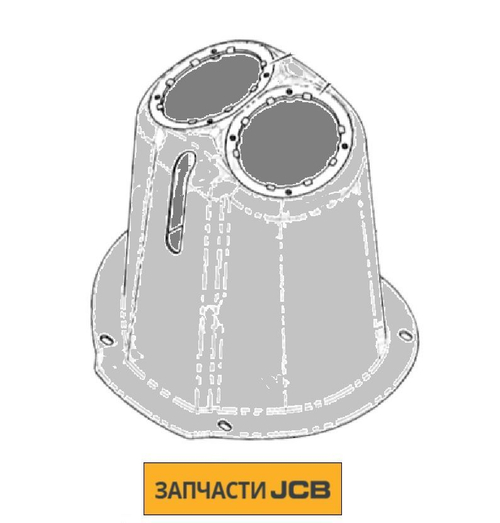 Корпус рычагов JCB 332/G3868