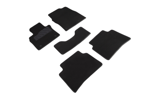 Ворсовые коврики LUX для Mazda 3 hatch 2019-н.в., Seintex.92710