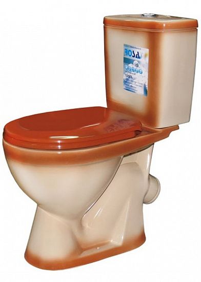 Унитаз-компакт Лира Rosa коричневый