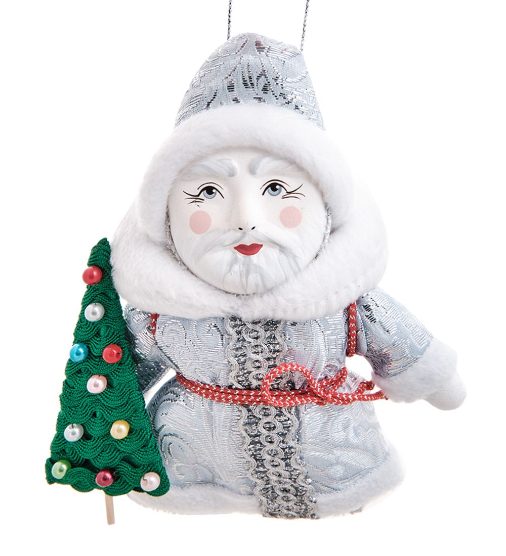 RK-940 Кукла подвесная «Дед Мороз с рюкзаком и ёлкой»