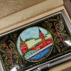 Визитница "Москва" (роспись Палех)