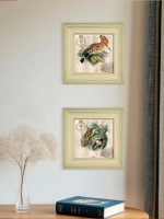 Картина интерьерная на холсте в раме "Птички" 30*30 см