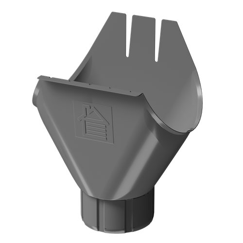 Döcke STAL PREMIUM Воронка желоба 125/90 (Графит 7024)