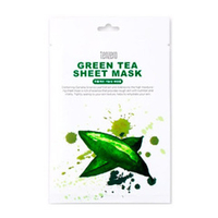 Тканевая маска с экстрактом Зеленого чая Tenzero Green Tea Sheet Mask 5шт