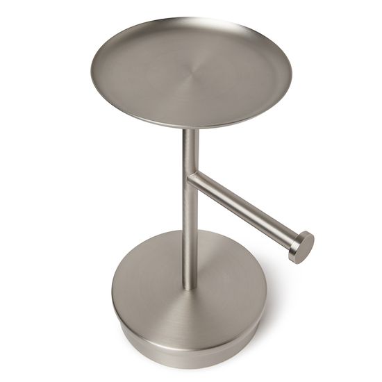 Держатель-органайзер для туалетной бумаги portaloo, 64 см, белый-никель