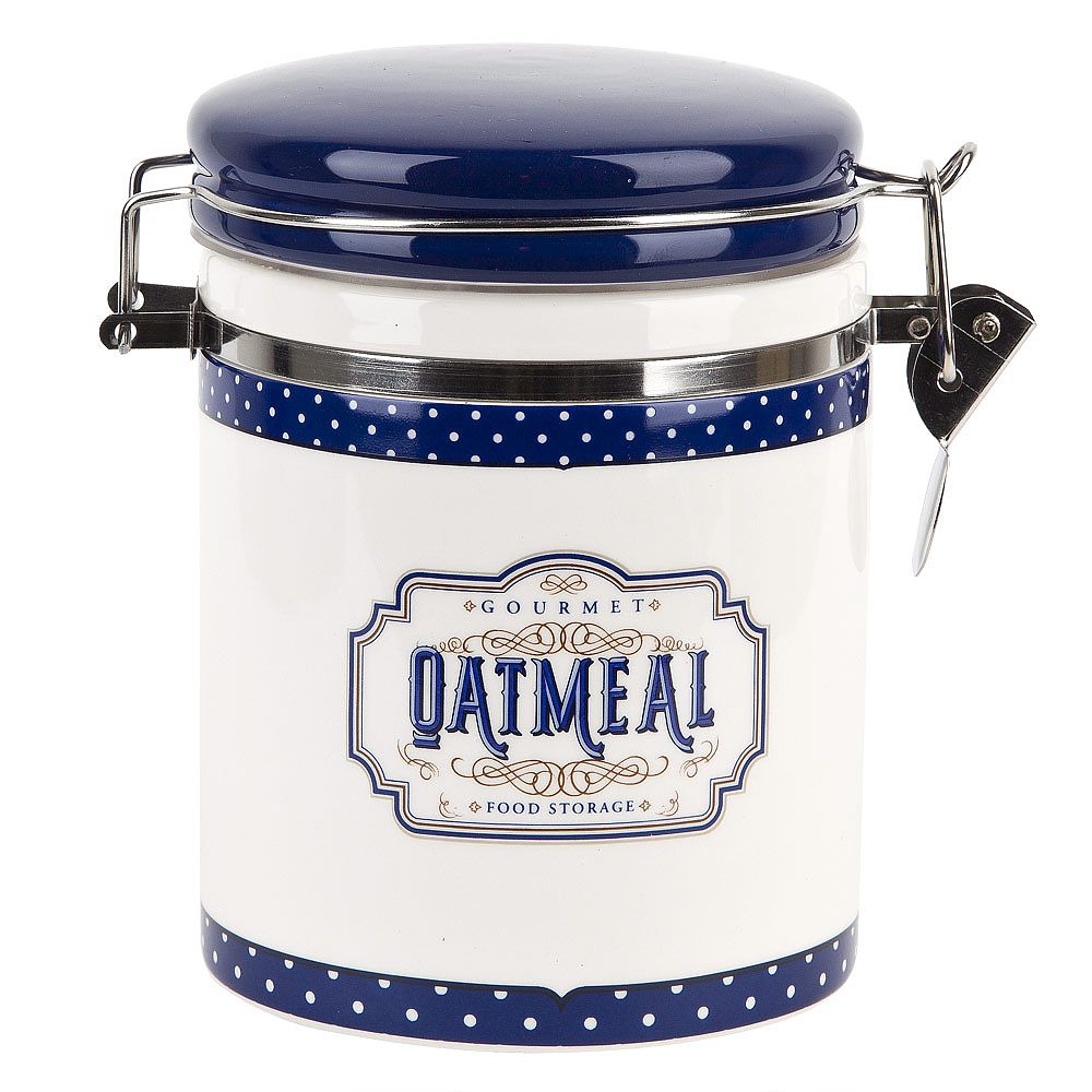 Банка для сыпучих продуктов (клипс) " " 14х10х15см v=630мл (подарочная упаковка)