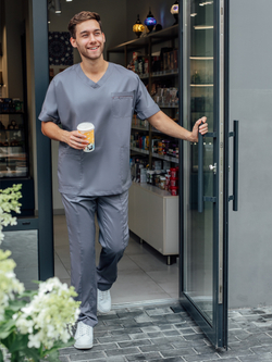 Медицинский мужской костюм для медиков/для хирургов/для врача/для главврача/для стоматолога/для массажиста/для гинекологаМедис