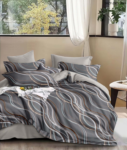 КПБ Дуэт с простыней на рез. 160х200 ПОПЛИН "П16"