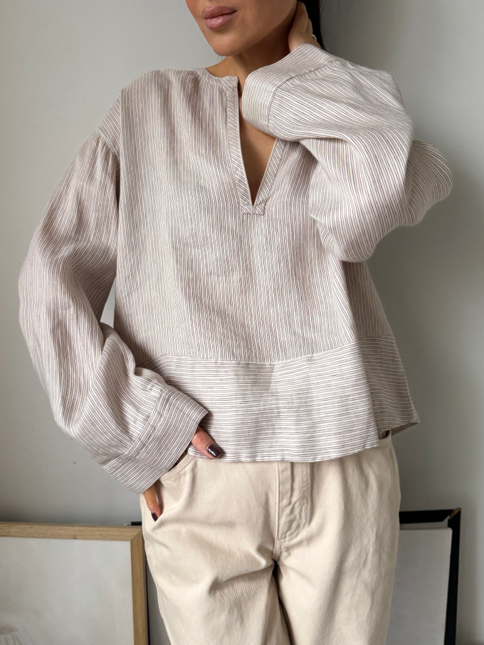 Льняная рубашка Massimo Dutti, XS