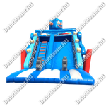 Надувная горка "Весёлый робот" 8*6*7 м