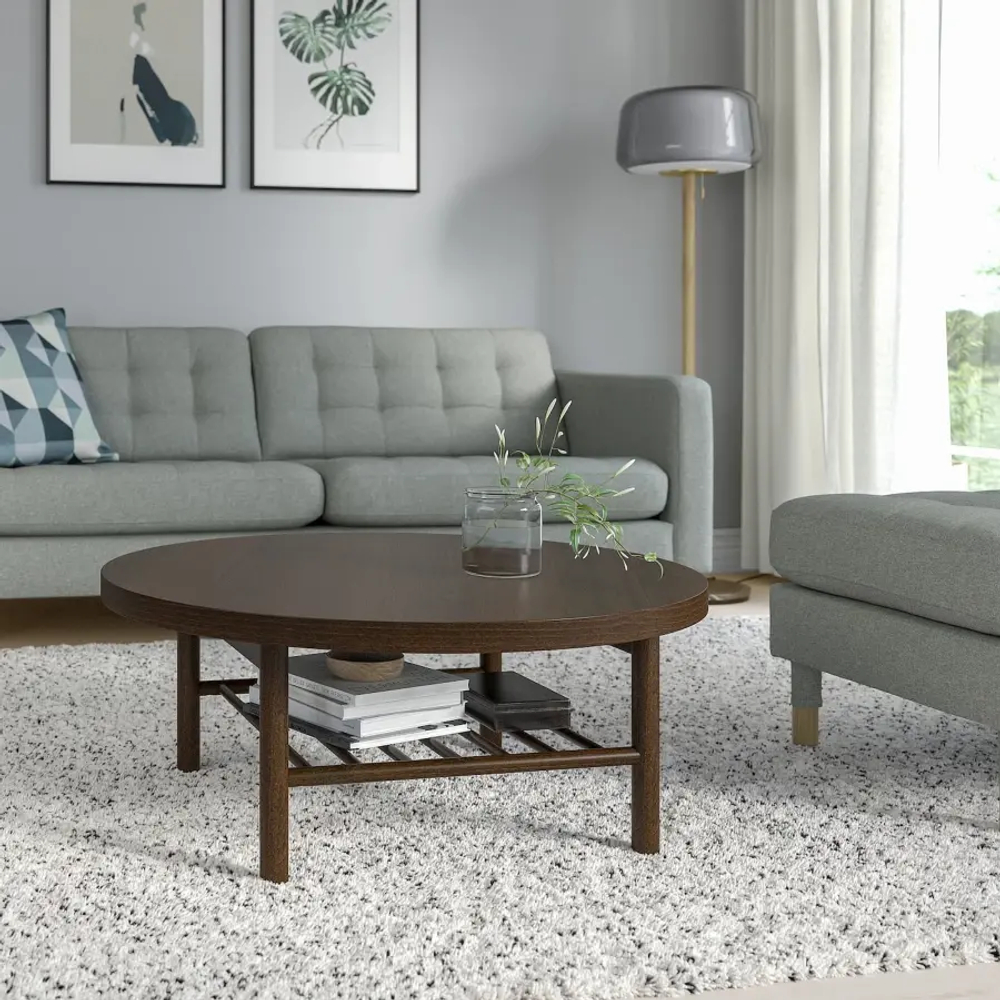 Журнальный стол - LISTERBY  IKEA/ ЛИСТЕРБИ ИКЕА, 90 см, коричневый