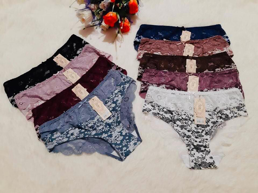 [m]Трусы б/в,кружева,сред.посадка(42-48) 8823