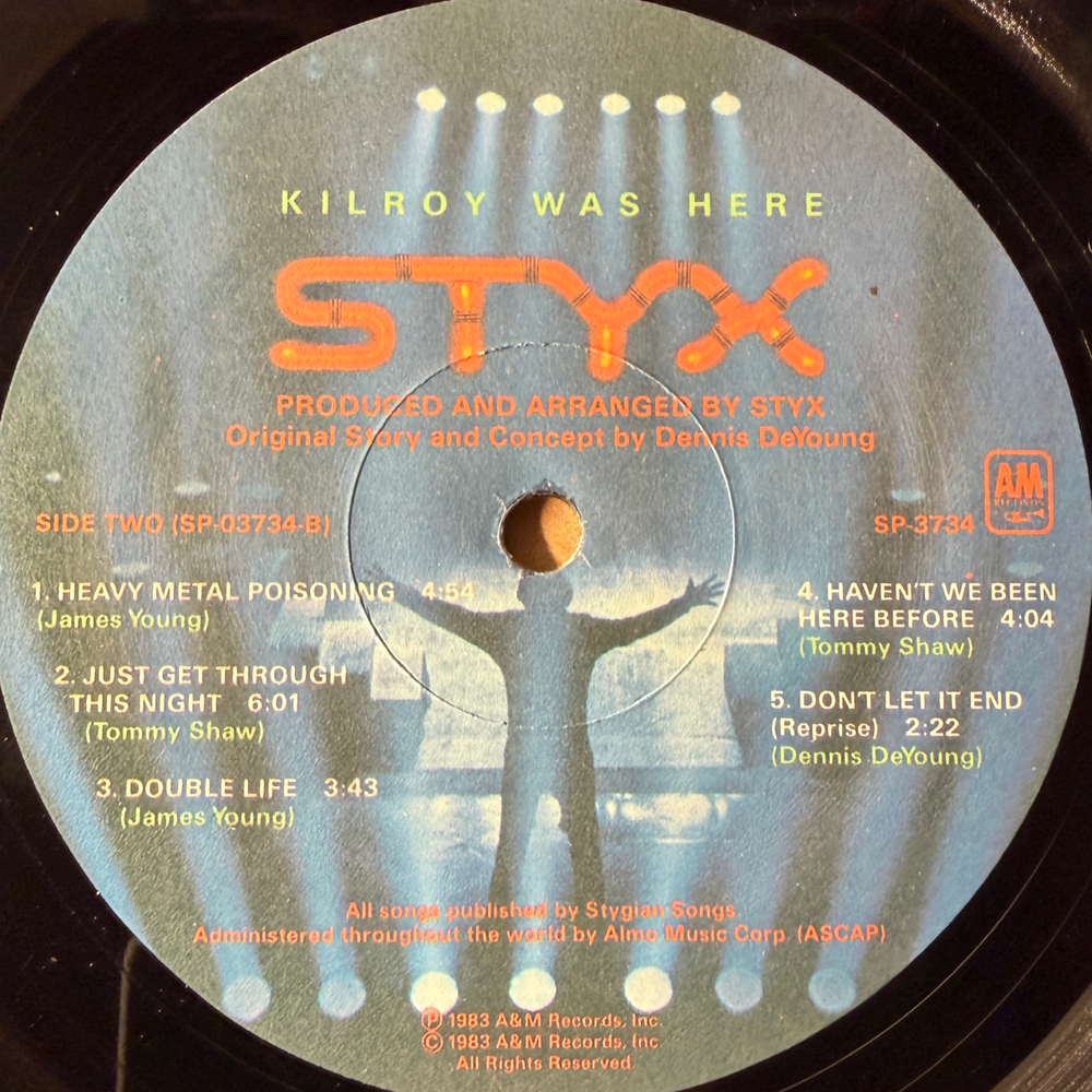 Styx - Kilroy Was Here (США 1983г.)