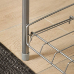 Полка для обуви, мет-л, 4 секц, 46х28х70 см, сер, Nika, ЭТ2/С