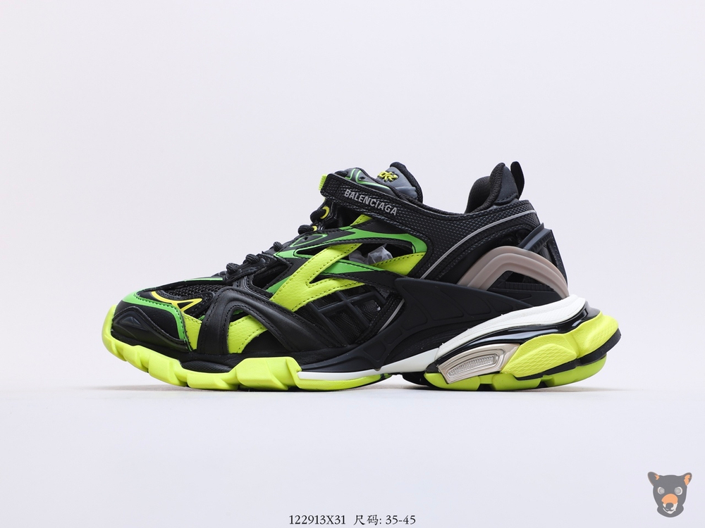 Кроссовки Track.2 Black/Neon Green