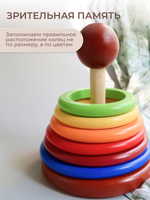 Пирамидка "Кольца" окрашенная, Вальда