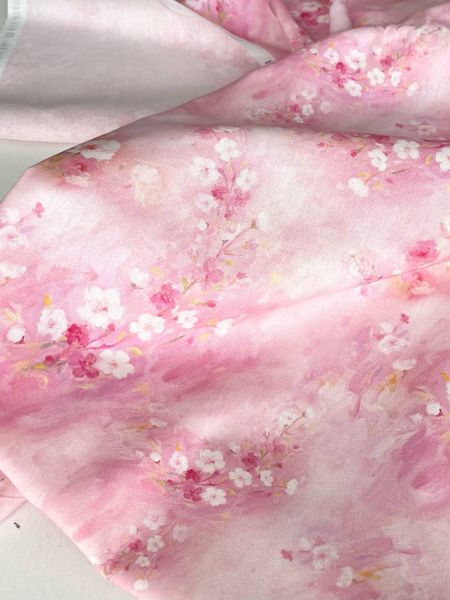 ЦВЕТОЧНЫЙ ВЕТЕР, РОЗОВЫЙ - 100% хлопок 3