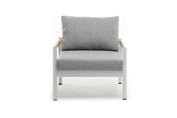 Кресло из алюминия MAYA белый