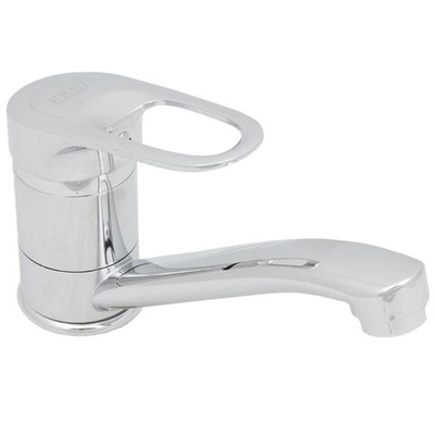 Смеситель для раковины, Frud, корот изл, с картриджем, хром, R45104