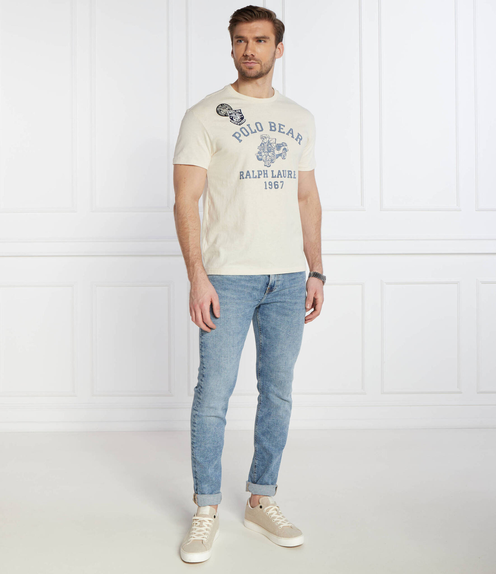 Футболка POLO RALPH LAUREN - кремовый(710934710)