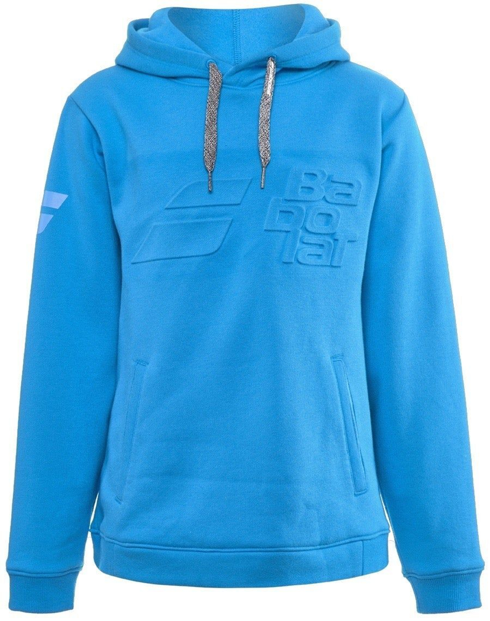 Кофта для мальчика теннисная Babolat Exercise Hood Sweat Jr - blue aster