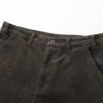 Шорты Ymkashix Nineties Velvet темно-коричневые