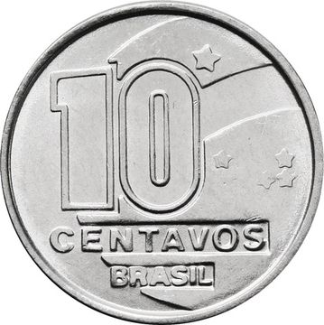 10 сентаво 1990 Бразилия