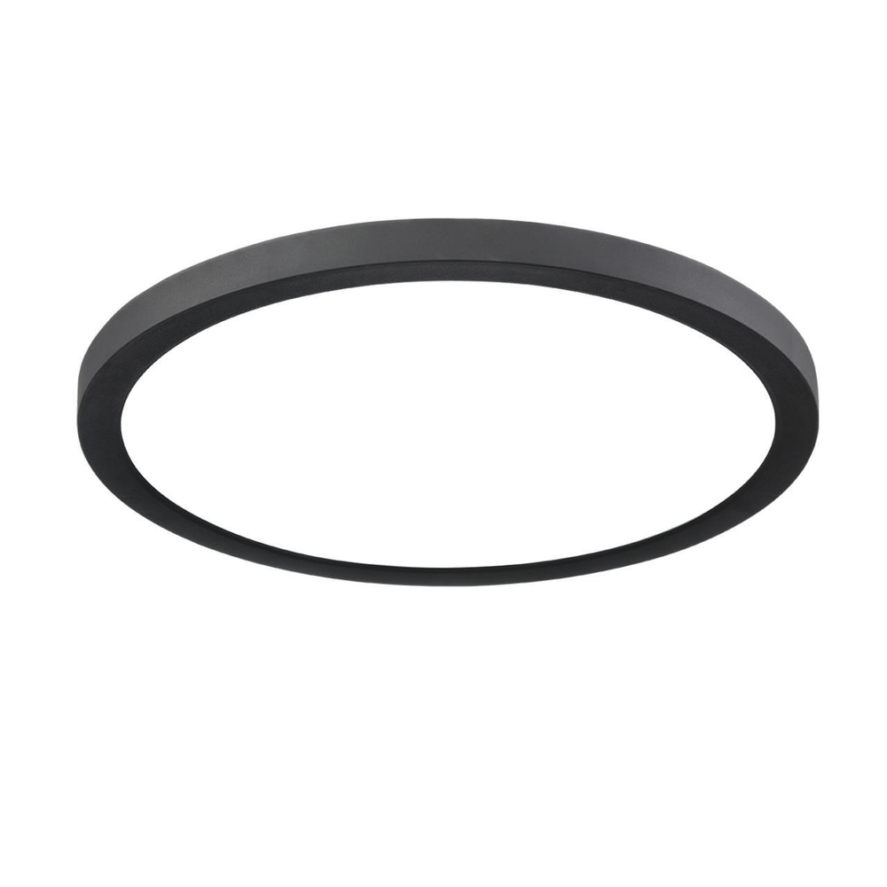 7788/24L MITRA LED SN 000 Светильник пластик/белый/черный LED 24Вт 3000/4000/6500К D300 IP44 CCT/датчик движения NEBULA BLACK