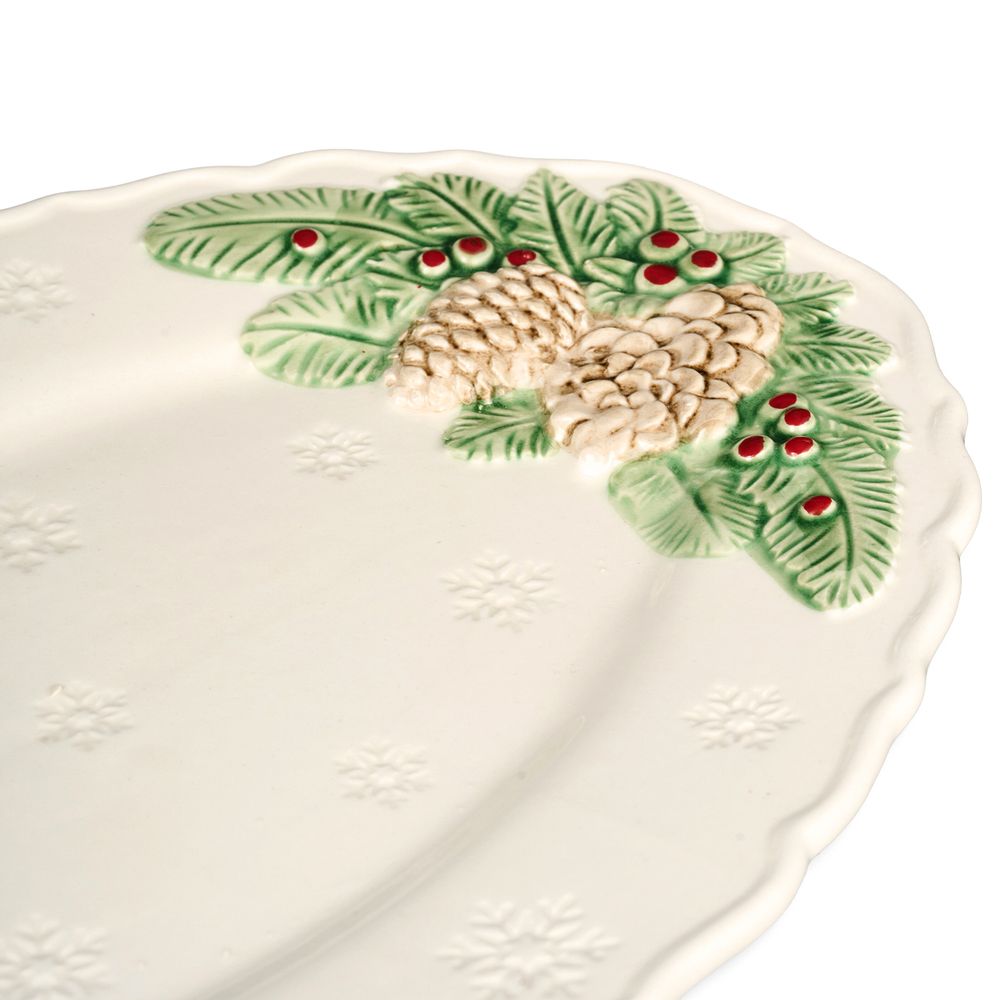 БЛЮДО СЕРВИРОВОЧНОЕ "GREEN PINE" 31*20*2,5 СМ