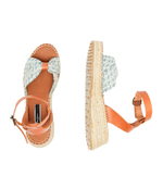 Кожаные босоножки Pepe Jeans London - коричневый(PLS90674)