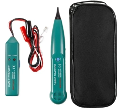 Тестер кабельный трассоискатель для прозвонки скрытой проводки и кабелей индуктивным сигналом 1,5 kHz/100Hz-300kHz