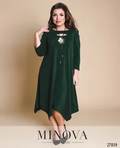 Платье 17-95-1-зеленый Minova
