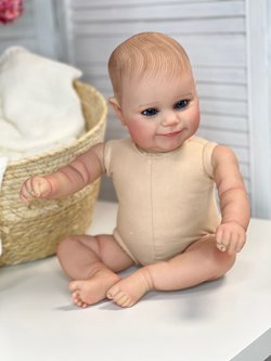 Кукла Реборн мягконабивная 50см без одежды (FA-100BW)