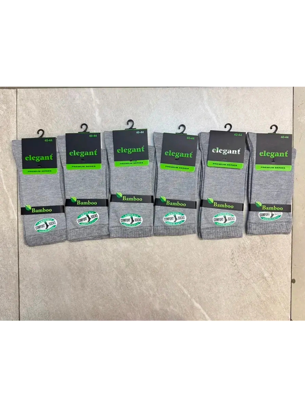 Носки комплект 6 пар 1.3.436-Сер