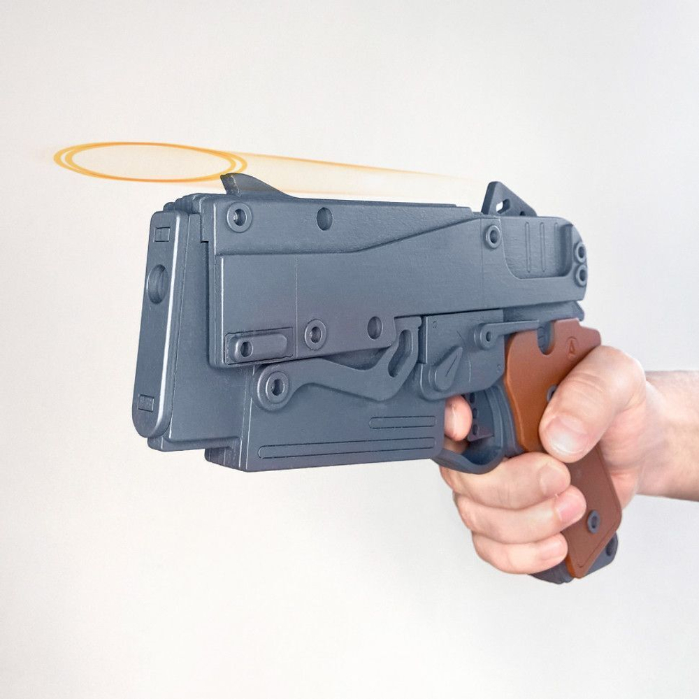 Резинкострел в сборе ARMA Пистолет Fallout (подвижный затвор, предохранитель)
