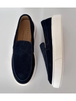 Лоферы синие