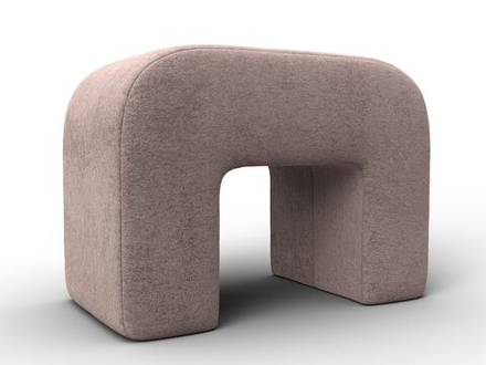 Пуф 008, TOWER 05 бежевый, Велюр, 132383