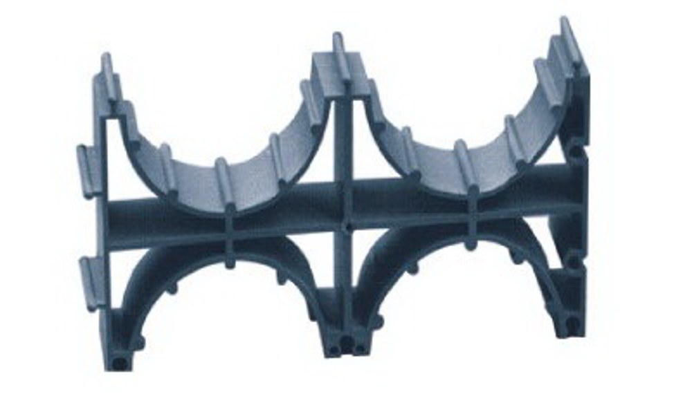 Держатель расстояния (кластер) для двустенных труб, д.140мм, двойной