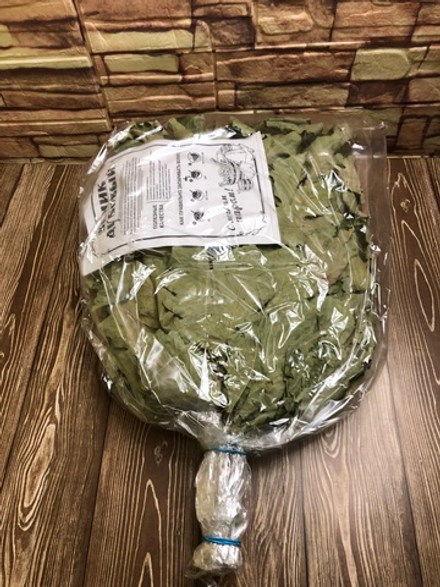 Дубовый веник в упаковке